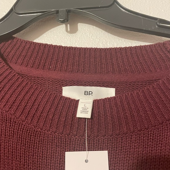NWT Mens maroon sweater from BP from Nordstrom or Nordstrom Rack size Large - Picture 3 of 3